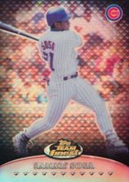 1999 Finest Team Finest Red #TF3 Sammy Sosa Refractor Baseball Card