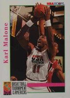 1992 Hoops #343 Karl Malone USA Basketball Card
