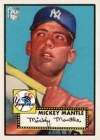 2021 Topps X Mickey Mantle Collection #3 Mickey Mantle Baseball Card