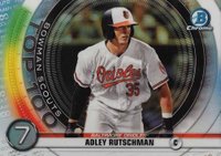 2020 Bowman Chrome Scouts' Top 100 #BTP7 Adley Rutschman Baseball Card