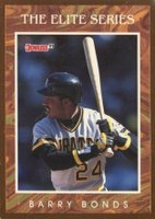 1991 Donruss Elite #1 Barry Bonds Baseball Card