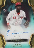 2024 Topps Five Star Autographs #FSAEDE Elly de La Cruz Aqua Baseball Card