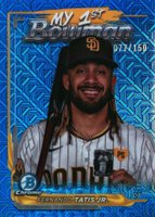 2024 Bowman Chrome Mega Box My 1st Bowman #25 Fernando Tatis Jr. Blue Refractor Baseball Card