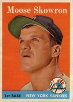1958 Topps #240 Moose Skowron Baseball Card