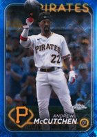 2024 Topps Chrome Logofractor Edition #124 Andrew McCutchen Blue Refractor Baseball Card