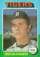 1975 Topps #323 Fred Holdsworth Baseball Card