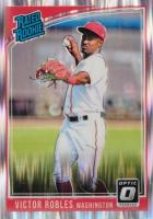 2018 Panini Donruss Optic #42 Victor Robles Glove Up-Shock Baseball Card