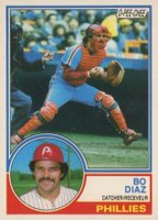 1983 O-Pee-Chee #175 Bo Diaz Baseball Card