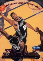 1999 Ultra #80M Tim Duncan Masterpiece 1/1 Basketball Card