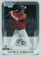 2011 Bowman Draft Prospects  #BDPP81 George Springer Baseball Card