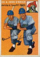 1954 Topps #139 O'Brien Brothers Baseball Card