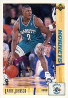 1991 Upper Deck International  #36 Larry Johnson Spanish Basketball Card