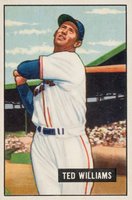 1951 Bowman #165 Ted Williams Baseball Card