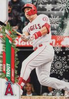 2020 Topps Holiday #HW123 Mike Trout Metallic Baseball Card