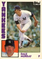 1984 Topps Tiffany #697 Dale Murray Baseball Card