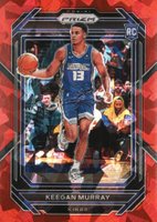 2022 Panini Prizm #245 Keegan Murray Red Ice Basketball Card
