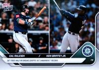 2025 Topps Now #398 Cal Raleigh/Ken Griffey Jr Baseball Card