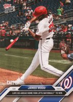 2024 Topps Now #449 James Wood Baseball Card