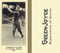 1916 Green-Joyce #177 George Tyler Baseball Card
