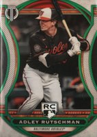 2023 Topps Tribute #91 Adley Rutschman Green Baseball Card
