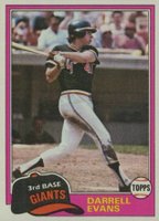 1981 Topps #648 Darrell Evans Baseball Card