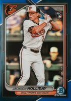 2024 Bowman Chrome #26 Jackson Holliday Blue Refractor Baseball Card