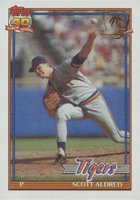 1991 Topps Desert Shield #658 Scott Aldred Baseball Card