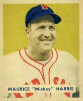 1949 Bowman #151 Mickey Harris Baseball Card