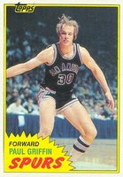 1981 Topps #102 Paul Griffin Mid-West Basketball Card