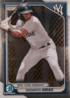 2024 Bowman Chrome Prospects #BCP100 Roderick Arias Baseball Card
