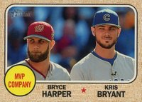 2017 Topps Heritage  #263 Bryce Harper/Kris Bryant Baseball Card