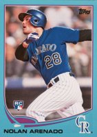 2013 Topps Update #US259 Nolan Arenado Wal-Mart Blue Border Baseball Card