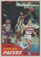 1981 Topps #93 Louis Orr Mid-West Basketball Card