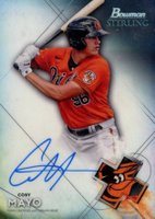 2021 Bowman Sterling Prospect Autographs #BSPACMA Coby Mayo Baseball Card