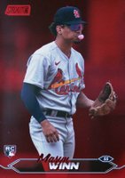 2024 Topps Stadium Club #264 Masyn Winn Red Foil Baseball Card