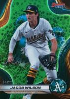 2024 Bowman's Best Top Prospects #TP16 Jacob Wilson Green Refractor Baseball Card