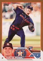 2023 Topps #111 Hunter Brown Gold Baseball Card
