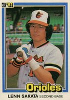 1981 Donruss #499 Lenn Sakata Baseball Card