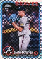 2024 Topps Chrome Update #USC87 AJ Smith-Shawver X-Fractor Baseball Card