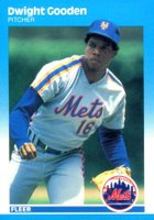 1987 Fleer #9 Dwight Gooden Baseball Card