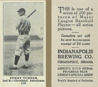 1916 Indianapolis Brewing #176 Terry Turner Baseball Card