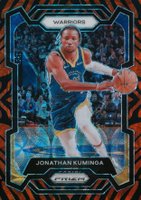 2023 Panini Prizm #48 Jonathan Kuminga Tiger Stripes Choice Basketball Card