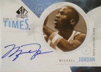 2010 SP Authentic Sign of the Times #S-MJ Michael Jordan Basketball Card