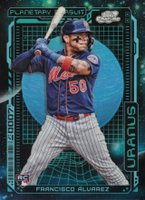 2023 Topps Cosmic Chrome Planetary Pursuit #5 Francisco Alvarez Uranus Baseball Card