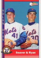 1993 Pacific Nolan Ryan 27th Season #241 Seaver & Ryan Baseball Card