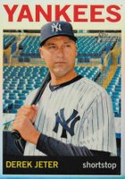 2013 Topps Heritage Chrome #HC2 Derek Jeter Refractor Baseball Card