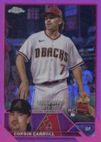 2023 Topps Chrome Update #USC220 Corbin Carroll Pink Refractor Baseball Card