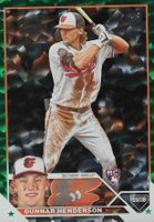 2023 Topps #206 Gunnar Henderson Green Foil Baseball Card