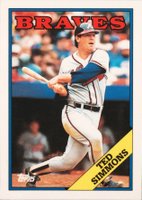 1988 Topps Tiffany #791 Ted Simmons Baseball Card