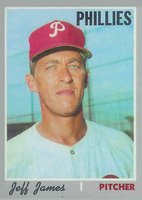1970 Topps #302 Jeff James Baseball Card